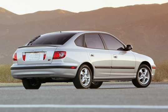 Back/Side of Hyundai Elantra Hatchback 2004 