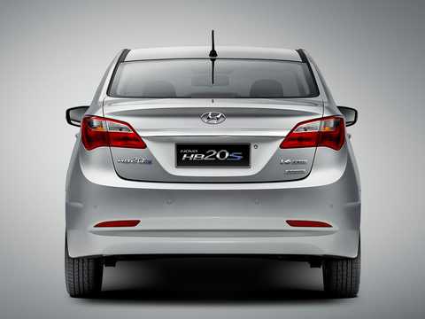 Back of Hyundai HB20S 1.6 Automatic, 128hp, 2013 