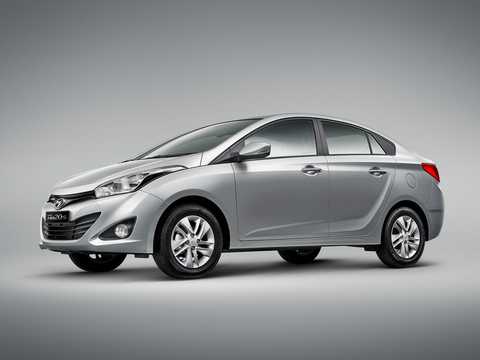 Front/Side  of Hyundai HB20S 1.6 Automatic, 128hp, 2013 