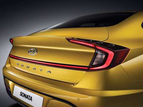 Close-up of Hyundai Sonata DN8 