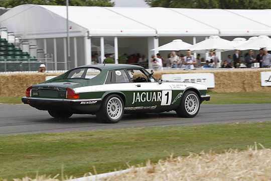 Back/Side of Jaguar XJR-S 5.3 V12 Hydra-Matic, 295hp, 1988 