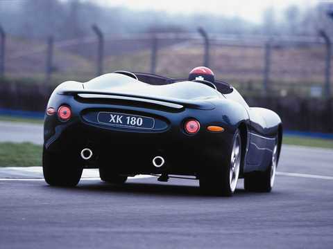 Back/Side of Jaguar XK 180 4.0 V8 Automatic, 456hp, 1999 