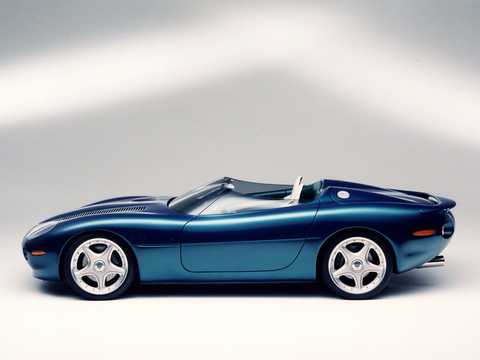 Side  of Jaguar XK 180 4.0 V8 Automatic, 456hp, 1999 