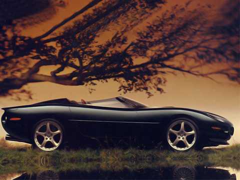 Side  of Jaguar XK 180 4.0 V8 Automatic, 456hp, 1999 