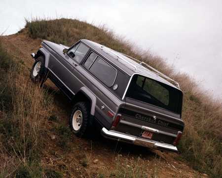 Back/Side of Jeep Cherokee 3-door 1978 