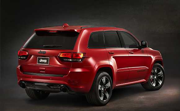Back/Side of Jeep Grand Cherokee SRT 6.4 V8 4WD Automatic, 468hp, 2015 