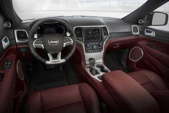 Interior of Jeep Grand Cherokee SRT Hellcat/Trackhawk 6.2 V8 4WD Automatic, 710hp, 2018 