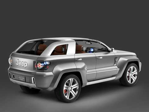 Back/Side of Jeep Trailhawk 3.0 V6 4WD Concept, 218hp, 2007 