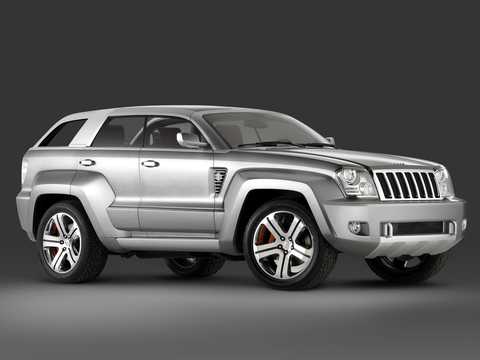 Front/Side  of Jeep Trailhawk 3.0 V6 4WD Concept, 218hp, 2007 