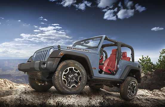 Front/Side  of Jeep Wrangler 2011 
