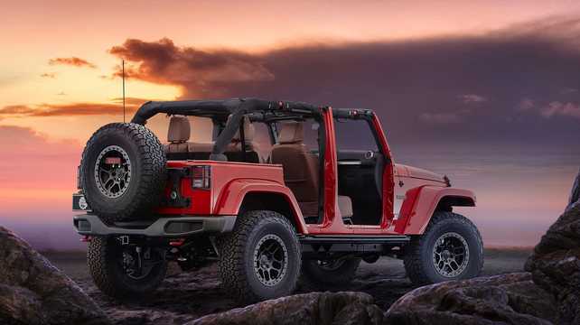 Back/Side of Jeep Wrangler Red Rock Concept Concept, 2015 