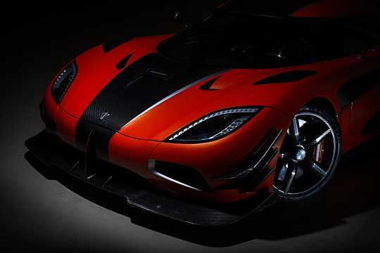 Close-up of Koenigsegg Agera One of 1 5.0 V8 DCT, 1360hp, 2015 