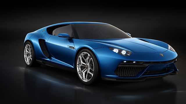 Front/Side  of Lamborghini Asterion LPI 910-4 Hybrid Sequential, 910hp, 2014 
