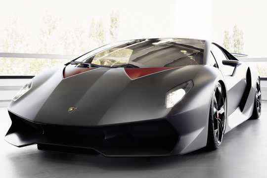 Front/Side  of Lamborghini Sesto Elemento 5.2 V10 Semi-Automatic, 578hp, 2012 