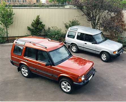 Front/Side  of Land Rover Discovery 1999 
