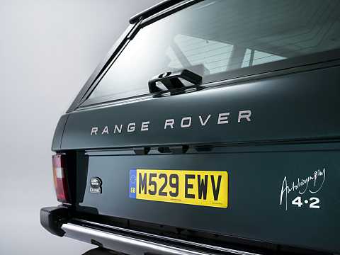 Närbild av Land Rover Range Rover 5-dörrar 4.2 V8 EFi 4x4 Automatisk, 203hk, 1992 
