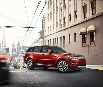Front/Side  of Land Rover Range Rover Sport 2014 
