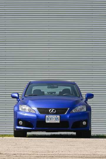 Fram av Lexus IS F 5.0 V8 Automatisk, 423hk, 2008 
