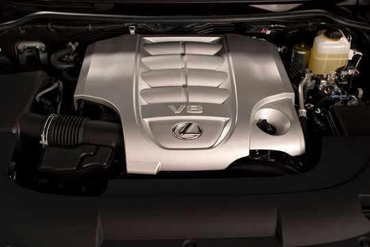 Engine compartment  of Lexus LX 570 5.7 V8 4WD Automatic, 389hp, 2016 