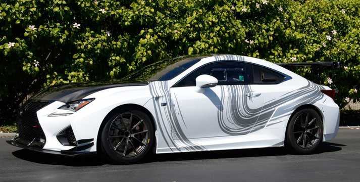 Front/Side  of Lexus RC F GT 5.0 V8 Automatic, 473hp, 2016 