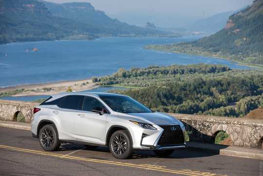 Front/Side  of Lexus RX 350 3.5 V6 AWD Automatic, 301hp, 2016 