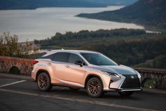 Front/Side  of Lexus RX 350 3.5 V6 AWD Automatic, 301hp, 2016 