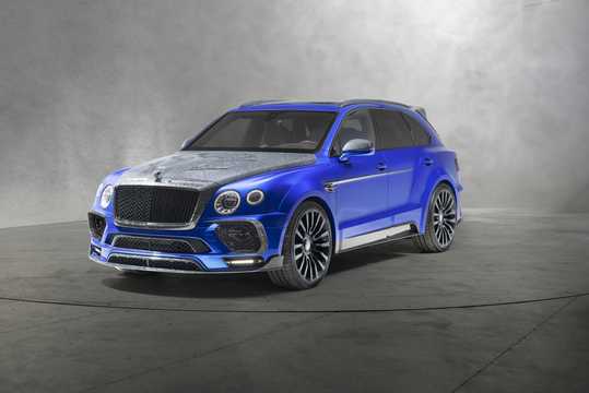 Front/Side  of Mansory Bentayga Bluerion Edition 6.0 W12 Automatic, 608hp, 2018 