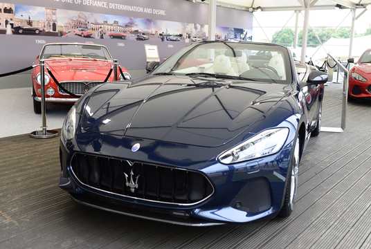 Front/Side  of Maserati GranCabrio Sport Automatic, 460hp, 2018 