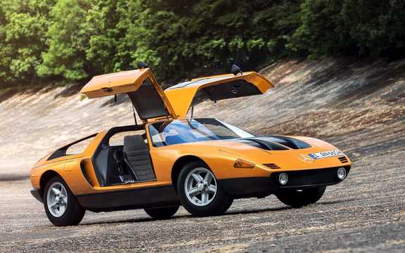 Front/Side  of Mercedes-Benz C111-II 2.4 Manual, 349hp, 1970 