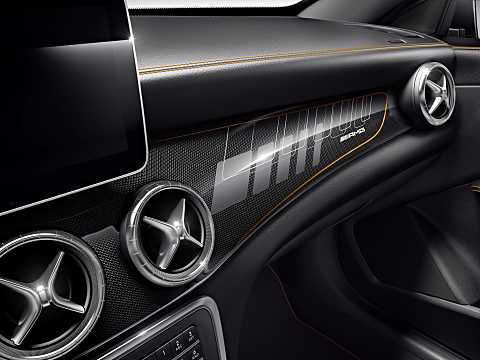 Interior of Mercedes-Benz CLA 250 Sport 4MATIC Shooting Brake 7G-DCT, 211hp, 2015 
