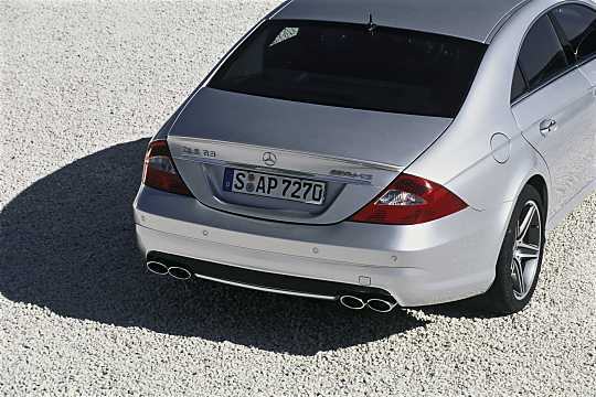 Back/Side of Mercedes-Benz CLS 63 AMG 7G-Tronic, 514hp, 2006 