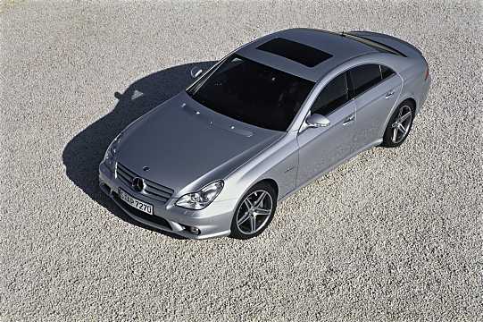Front/Side  of Mercedes-Benz CLS 63 AMG 7G-Tronic, 514hp, 2006 