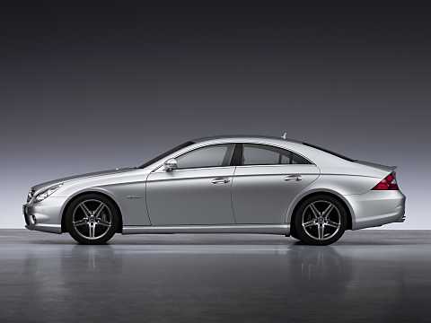 Side  of Mercedes-Benz CLS 63 AMG 7G-Tronic, 514hp, 2006 