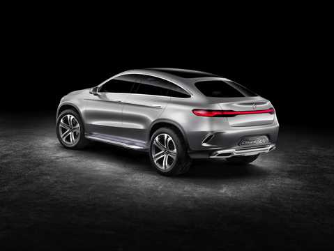 Back/Side of Mercedes-Benz Concept Coupé SUV 3.0 V6 4MATIC 9G-Tronic, 338hp, 2014 