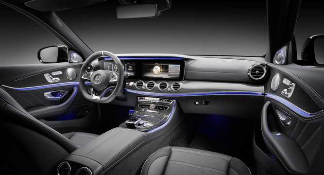 Interior of Mercedes-Benz AMG E 63 S 4MATIC+ , 612hp, 2017 
