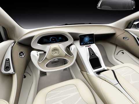 Interior of Mercedes-Benz F800 Style 3.5 V6 Plug-in Hybrid 7G-Tronic, 409hp, 2009 