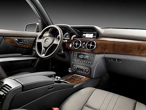 Interior of Mercedes-Benz GLK 250 BlueTEC 4MATIC 7G-Tronic Plus, 204hp, 2013 