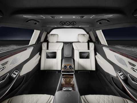 Interior of Mercedes-Benz Maybach S 600 Pullman 7G-Tronic Plus, 530hp, 2017 
