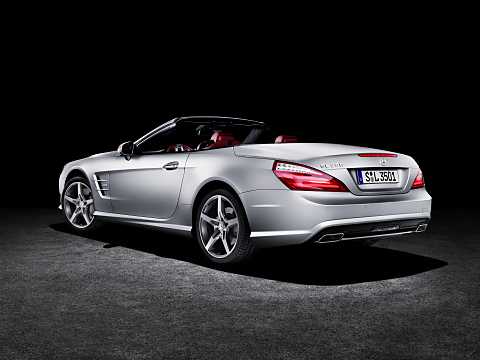 Back/Side of Mercedes-Benz SL 350 7G-Tronic Plus, 306hp, 2013 
