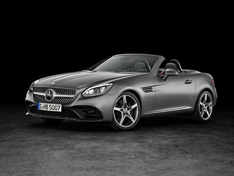 Front/Side  of Mercedes-Benz SLC 300 9G-Tronic, 245hp, 2017 