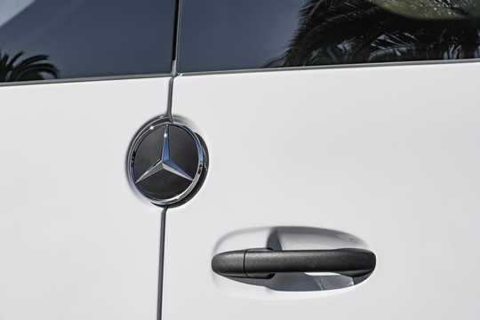 Close-up of Mercedes-Benz Sprinter Panel Van 3500 2018 