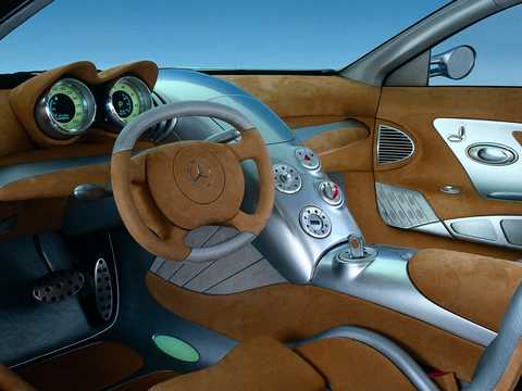Interior of Mercedes-Benz Vision SLR 5.4 V8 Automatic, 565hp, 1999 