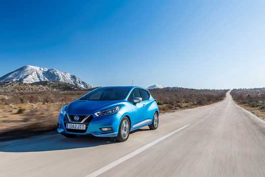Front/Side  of Nissan Micra 1.5 dCi Manual, 90hp, 2017 