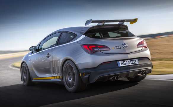 Bak/Sida av Opel Astra OPC Extreme 2.0 Turbo Manuell, 306hk, 2014 
