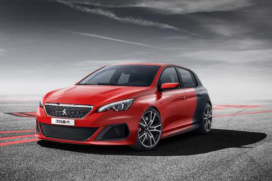 Front/Side  of Peugeot 308 R 1.6 Manual, 273hp, 2013 
