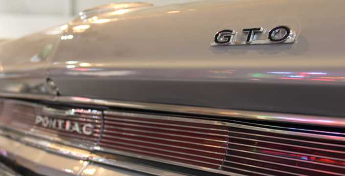 Close-up of Pontiac LeMans 2-door Hardtop 1965 