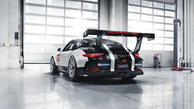 Back/Side of Porsche 911 GT3 Cup Sequential, 485hp, 2017 