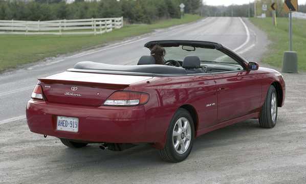 Back/Side of Toyota Camry Solara Convertible 3.0 V6 Automatic, 203hp, 2001 