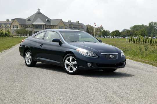 Front/Side  of Toyota Camry Solara Coupé 3.3 V6 Automatic, 228hp, 2004 