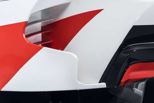 Närbild av Toyota GR Supra Racing Concept Concept, 2018 
